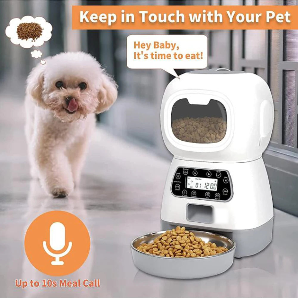Pet Feeder Dispenser for Cat and Dog