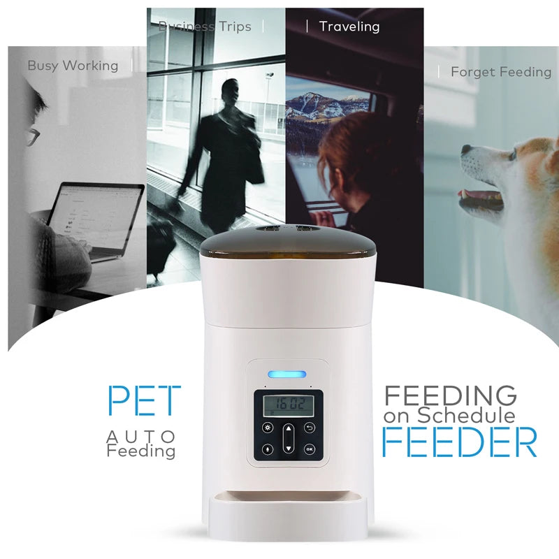 Pet Feeder Dispenser for Cat and Dog