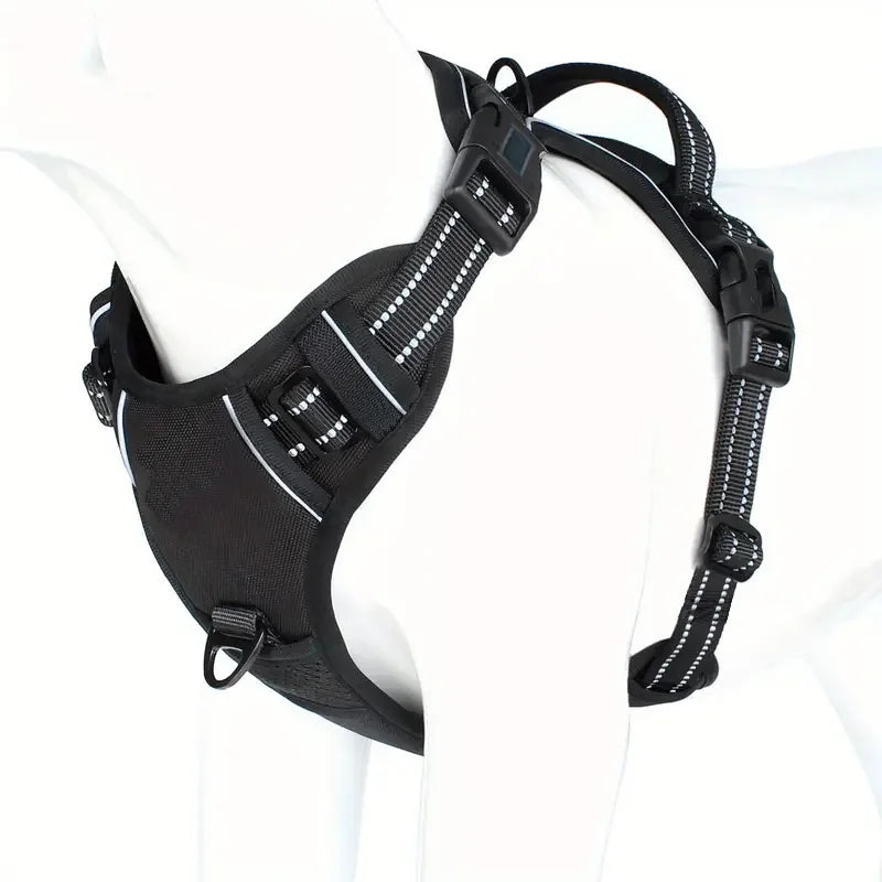 Easy Walking Reflective No-Pull Dog Harness with Handle for Training