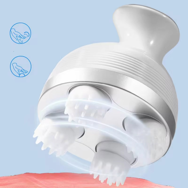 Pet Cat Dog Massager Vibrating Head Body Deep Massage Rechargeable