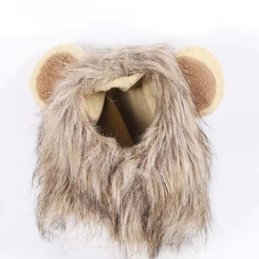 Cute Lion Mane Wig For Small Pets