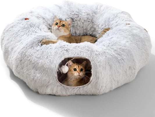 Cat Tunnel with Cat Bed