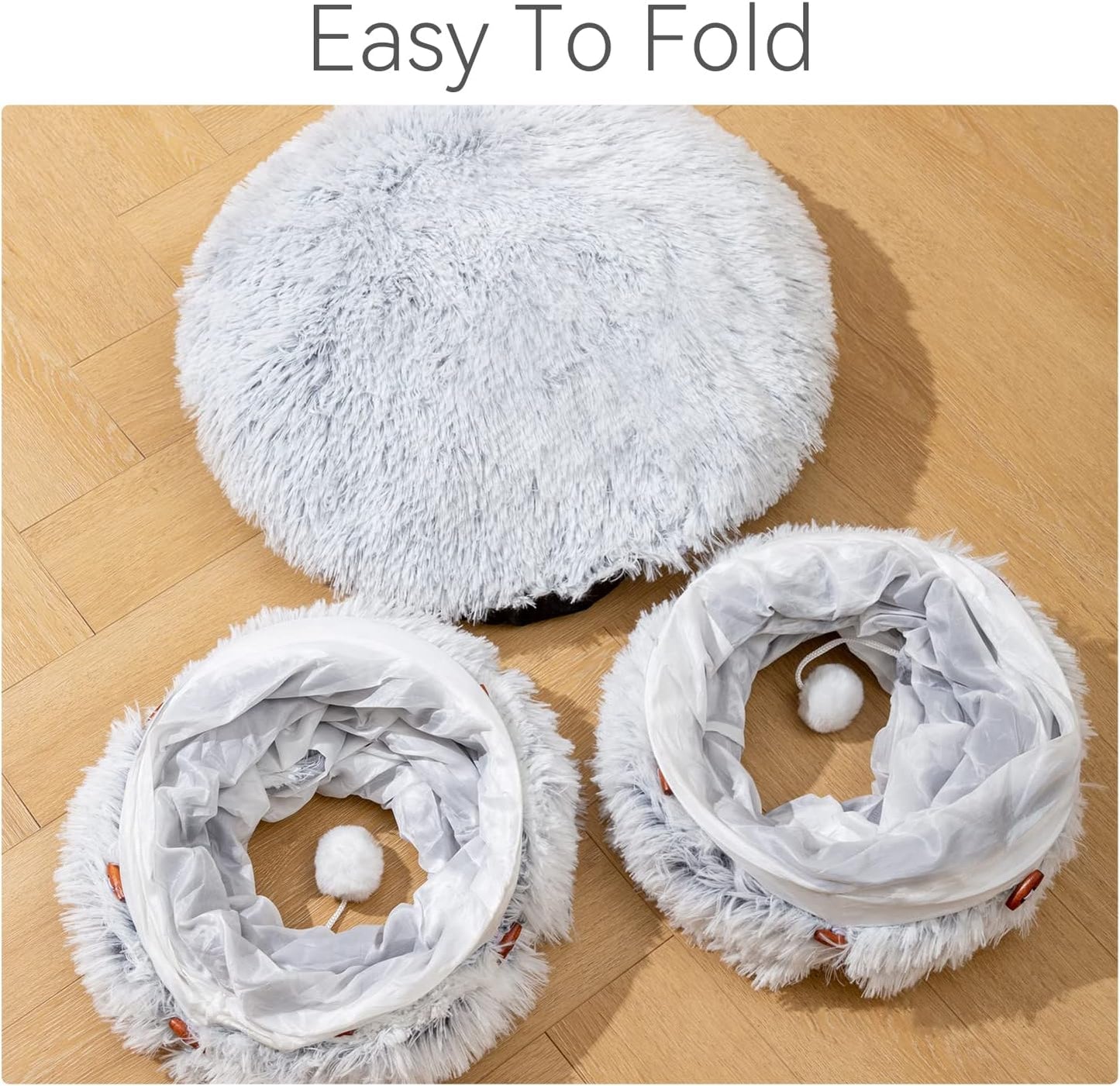 Cat Tunnel with Cat Bed