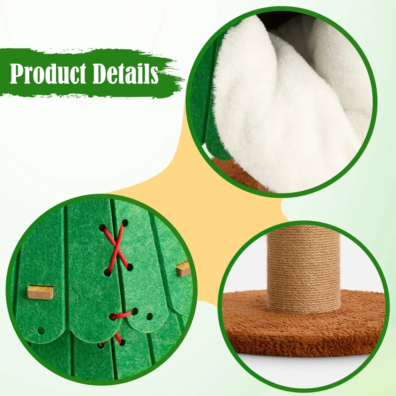 Christmas Cat Tree Tower 