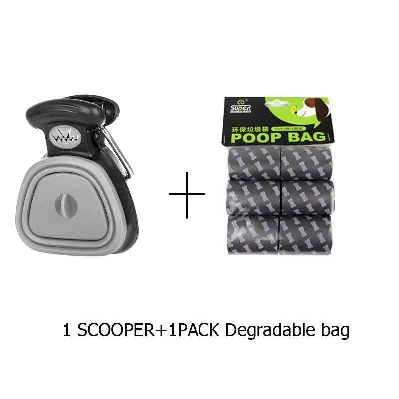  Travel Foldable Poop Bag Dispenser 